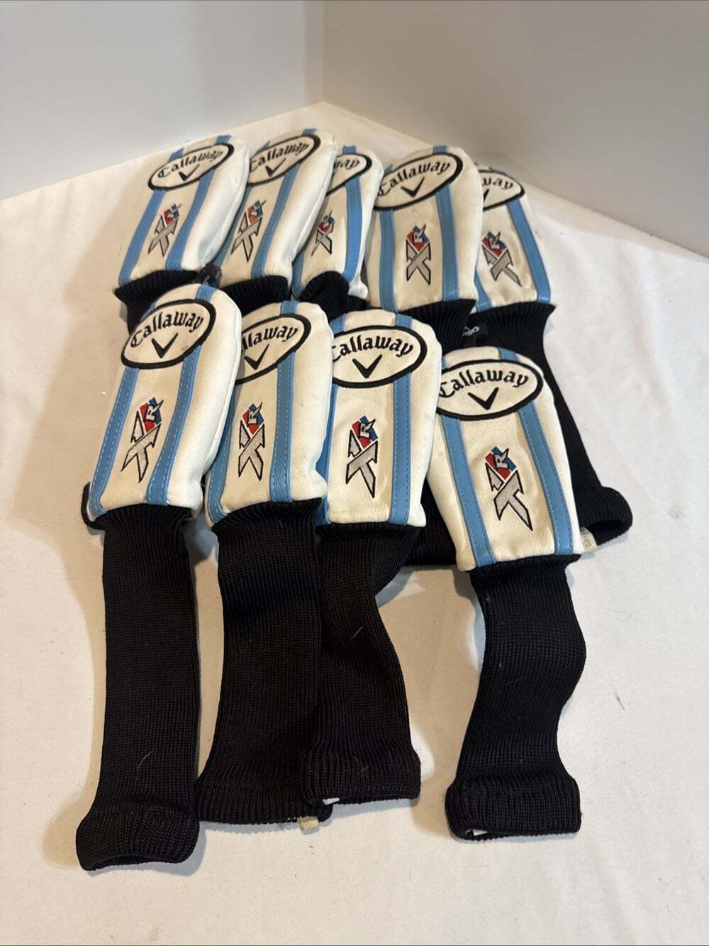 Callaway Lady XR  Adjustable Tag Fair Condition Hybrid Headcover Lot Of 9